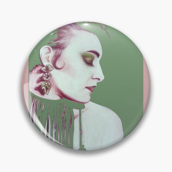 Item preview, A profile of beauty in reds and greens designed and sold by Redbeki.