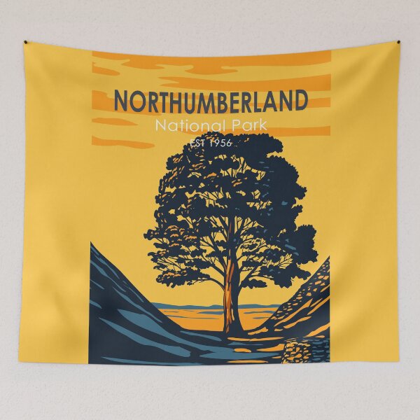 Item preview, Northumberland National Park Sycamore Gap Tree England Vintage designed and sold by KrisSidDesigns.