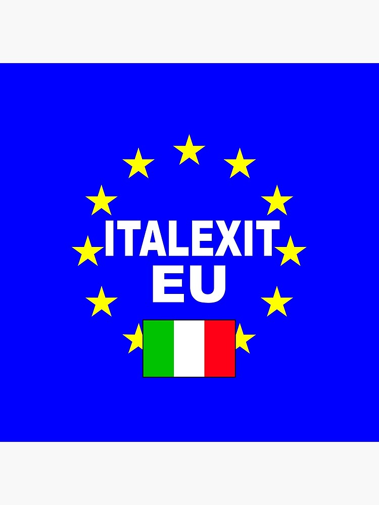 "ITALEXIT Italy leave the EU" Throw Pillow by euroswag Redbubble