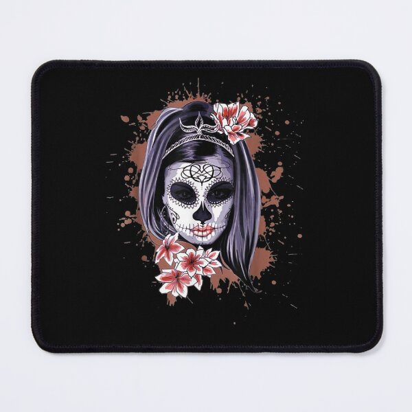 Item preview, Skull Halloween Witch Woman Flower Dead Gift designed and sold by luisweber.