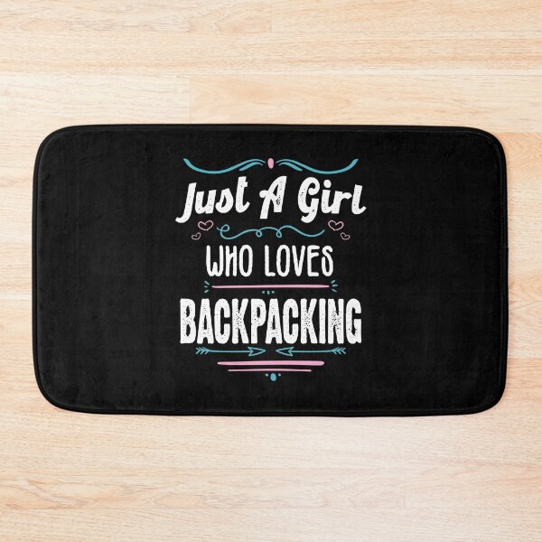 Item preview, Just A Girl Who Loves Backpacking - Funny Gift Idea For Travellers and backpackers 2021 designed and sold by RedHive.
