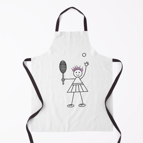 Item preview, Linda chica de jugador de tenis de dibujos animados designed and sold by michellelegrand.