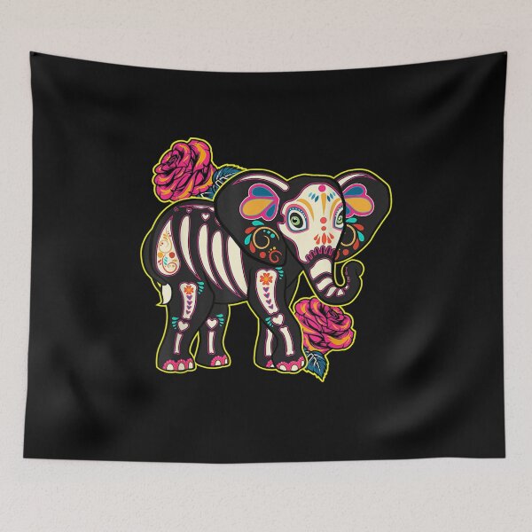Item preview,  Elephant Muertos Dead Elefante Skull designed and sold by luisweber.