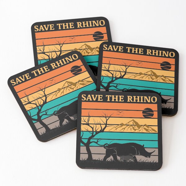 Item preview, Save the rhino designed and sold by urban-color.