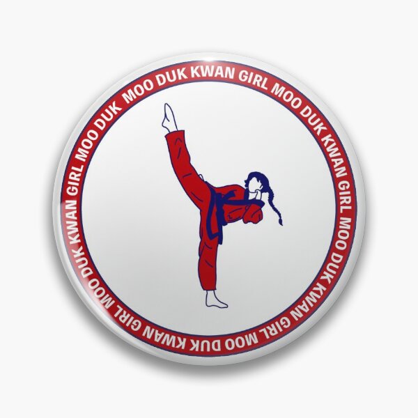 Item preview, Turn Kick Moo Duk Kwan Karate Girl Tang Soo Do Soo Bahk Do designed and sold by Jay Cook.