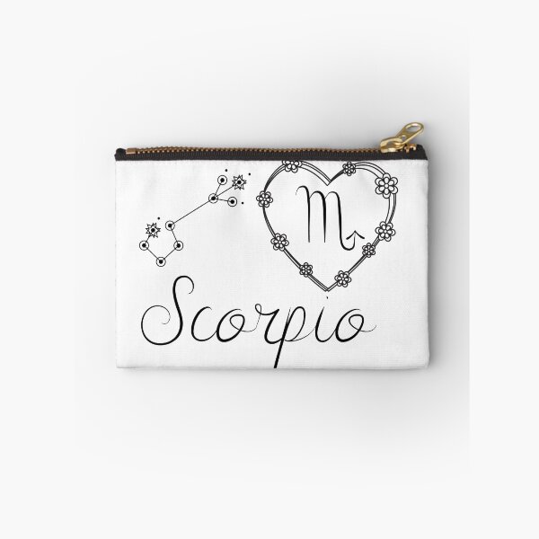 Item preview, Scorpio Zodiac Wildflower Constellation,Flower Heart designed and sold by salmamzr.