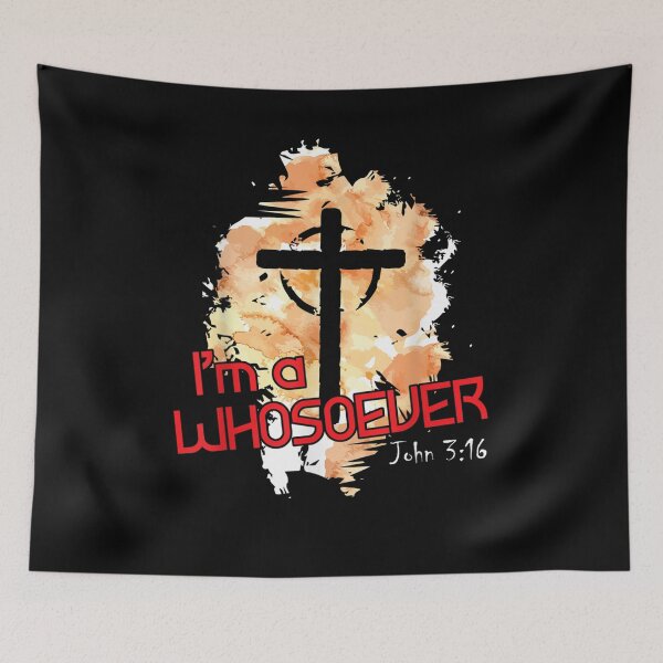 Item preview,  Whosoever Bible Verse John Christian Gift designed and sold by luisweber.