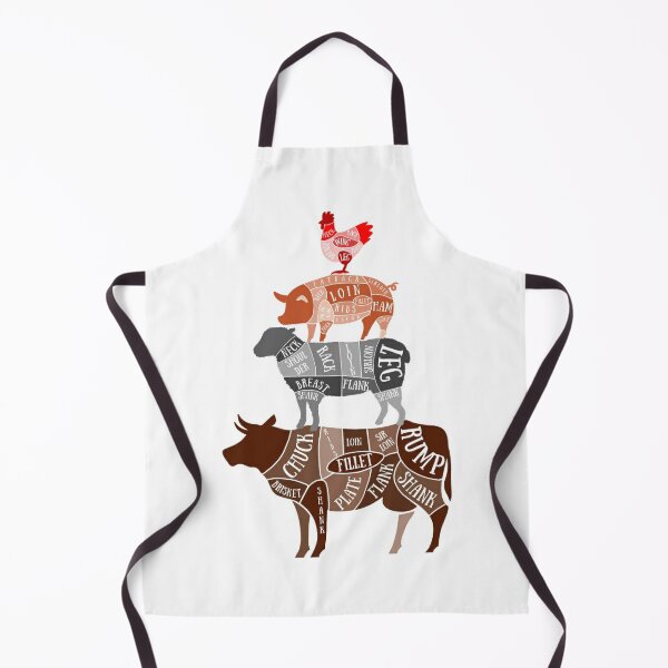 Raspberry Cow Apron for Sale by Jane Stanley