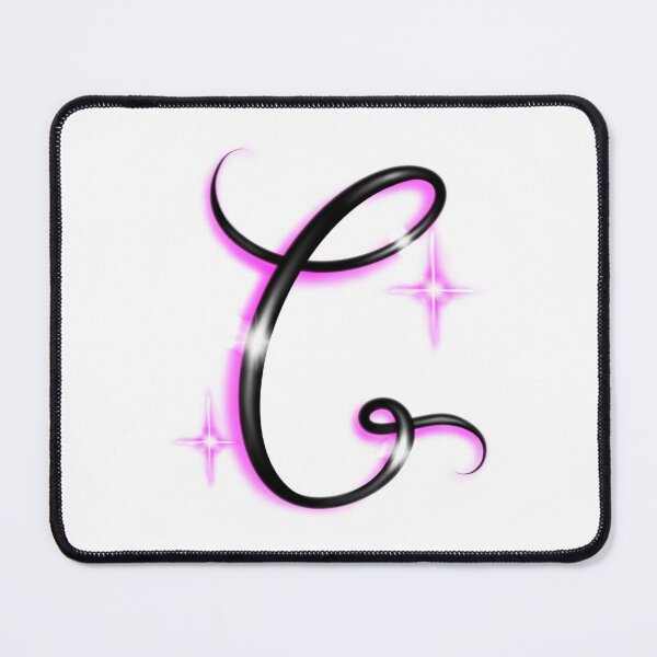 Item preview, airbrushed letter c designed and sold by ellebackup.
