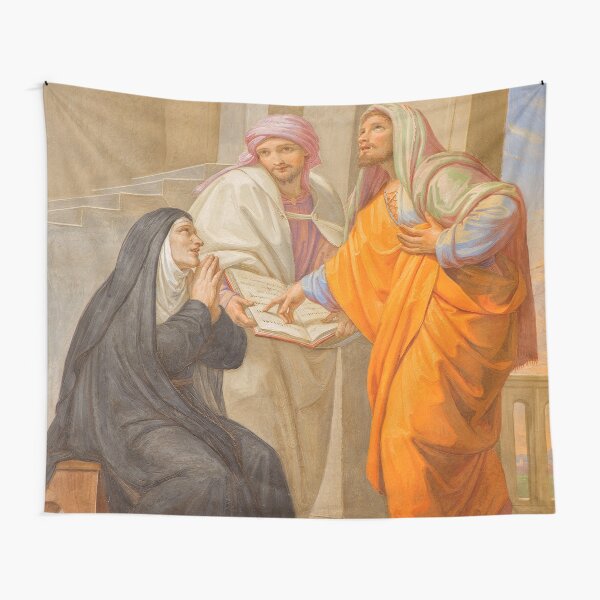 Saint Augustine and Saint Monica Tapestry