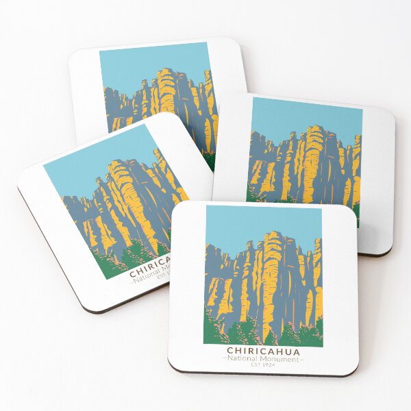 Aperçu de l'œuvre Monument national de Chiricahua Hoodoos Arizona Vintage créée et vendue par KrisSidDesigns.