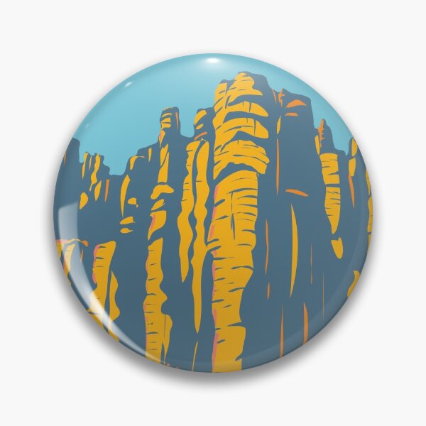 Artikelvorschau, Chiricahua National Monument Hoodoos Arizona Vintage entworfen und verkauft von KrisSidDesigns.