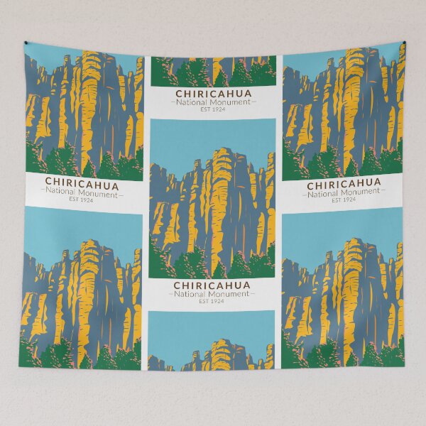 Artikelvorschau, Chiricahua National Monument Hoodoos Arizona Vintage entworfen und verkauft von KrisSidDesigns.