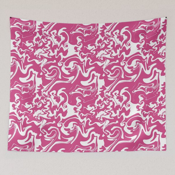 Item preview, Pink color twirl abstract pattern  designed and sold by MercuryV.