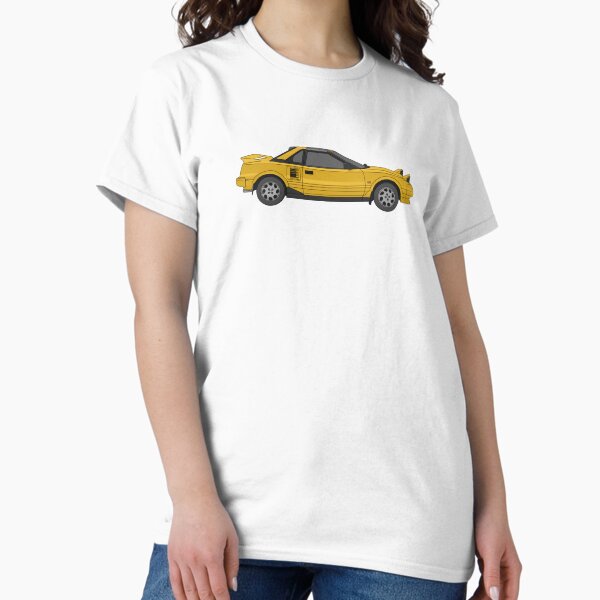 Item preview, Toyota MR2 MK1 yellow digital art designed and sold by Milanicole.