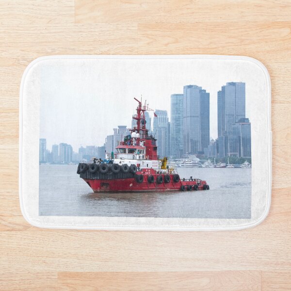 Item preview, Tugboat in the city of Shanghai, China designed and sold by Anita van Gendt.