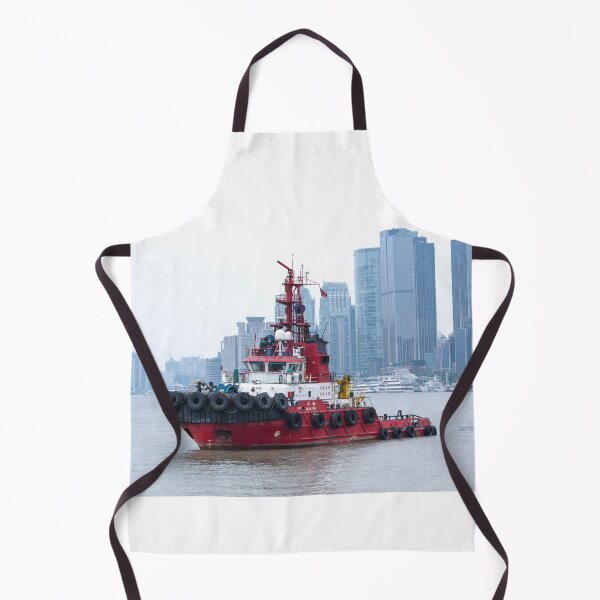 Item preview, Tugboat in the city of Shanghai, China designed and sold by Anita van Gendt.