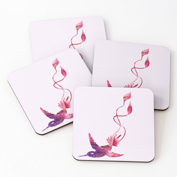 Item preview, Alien eggs of pink dreams abstract hummingbird designed and sold by TitaCris.