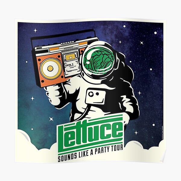 "The logos band Lettuce" Poster by dlumb93 Redbubble