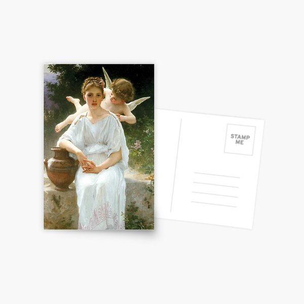 William Bouguerreau - Susurros de amor Postal