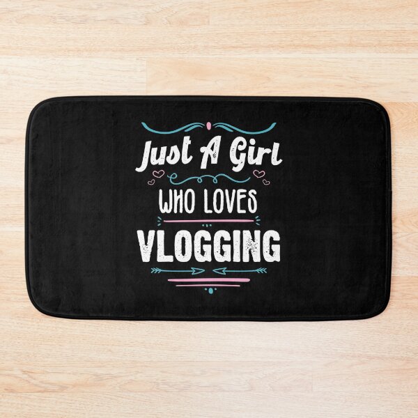 Item preview, Just A Girl Who Loves Vlogging- Funny Gift Idea For Vloggers 2021 designed and sold by RedHive.