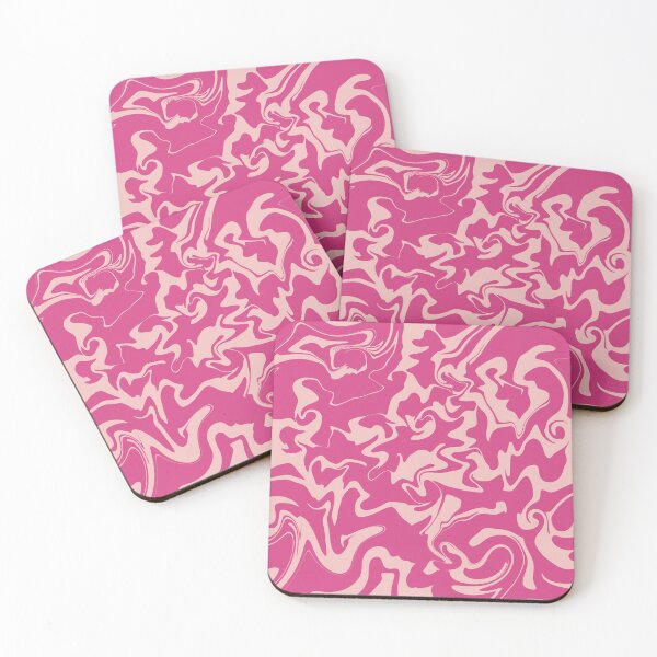 Item preview, Pink Twirl Abstract Art Illustration Light Pink Background  designed and sold by MercuryV.