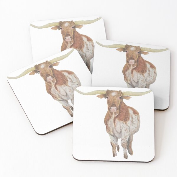 Item preview, Texas Longhorn Cow designed and sold by saltyseacow.