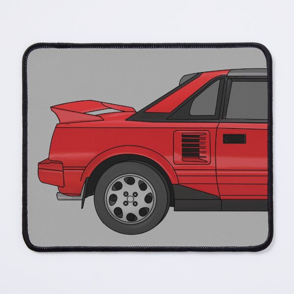 Item preview, Toyota MR2 MK1 red digital art designed and sold by Milanicole.