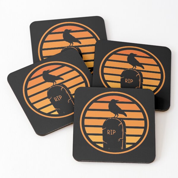 Item preview, Crow On A Grave - Spooky Halloween Design designed and sold by Unohana.