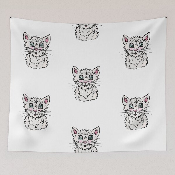 Item preview, White Cat Graphic designed and sold by BioLushGraphics.