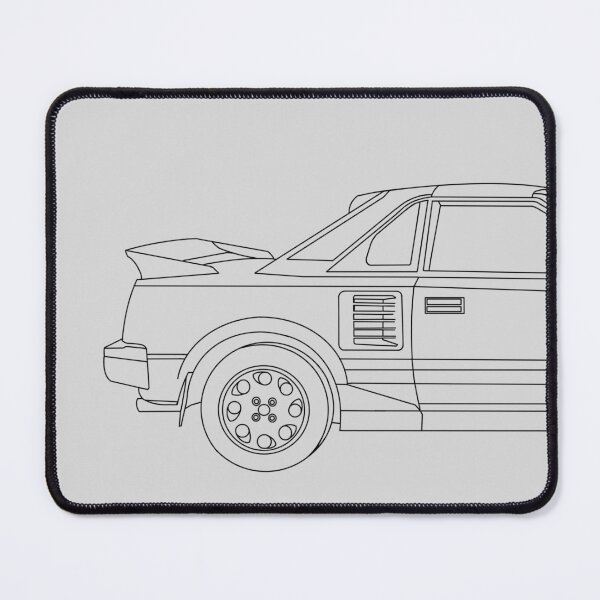 Item preview, Toyota MR2 MK1 line art designed and sold by Milanicole.