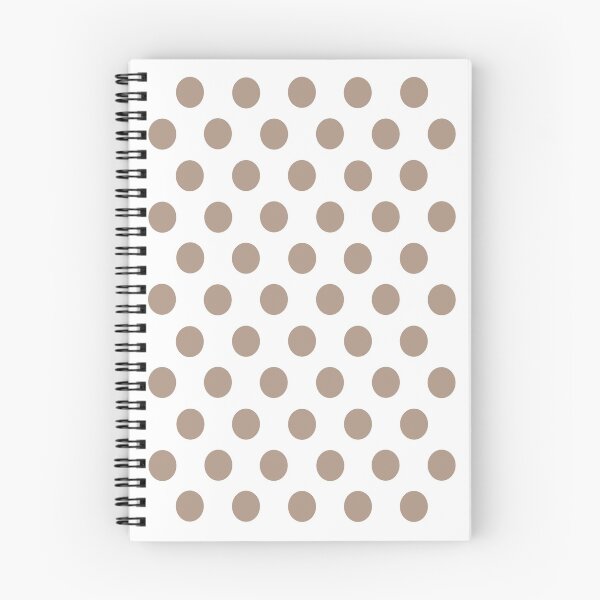 Item preview, Medium WARM TAUPE and WHITE POLKA DOTS designed and sold by RachelMacht.