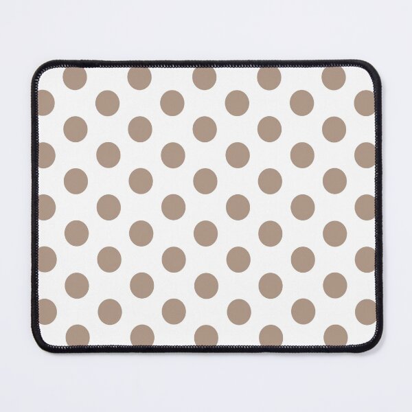 Item preview, Medium WARM TAUPE and WHITE POLKA DOTS designed and sold by RachelMacht.