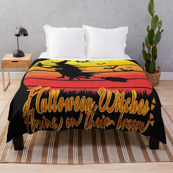 Item preview, halloween witches flying on their broom designed and sold by designer-02.