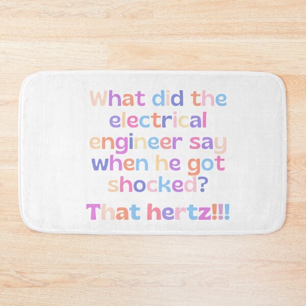 Item preview, Electrical engineer joke/pun - engineer gift (colored) designed and sold by PickaSticka.