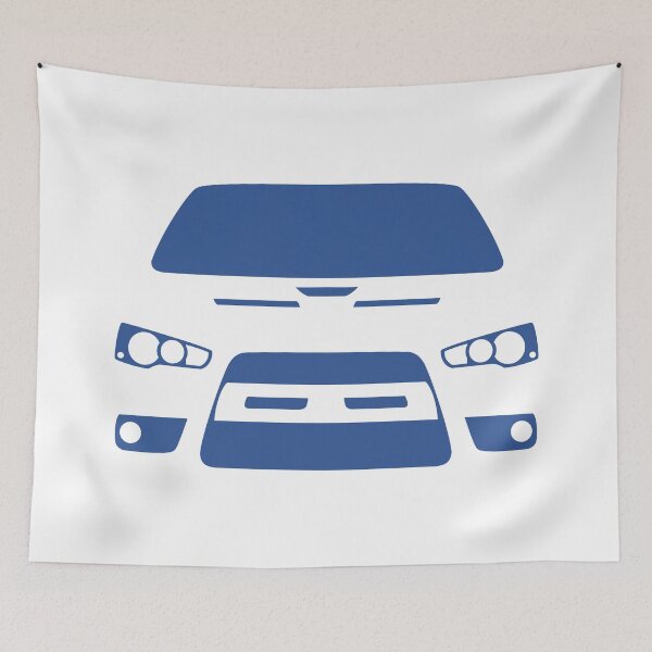 Item preview, Mitsubishi lancer evolution x blue designed and sold by M4thlevy.