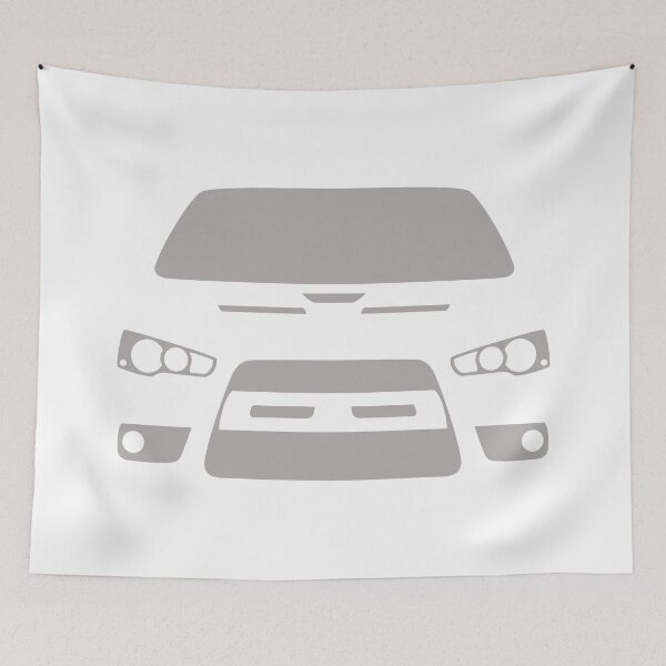 Item preview, Mitsubishi lancer evolution x gray designed and sold by M4thlevy.