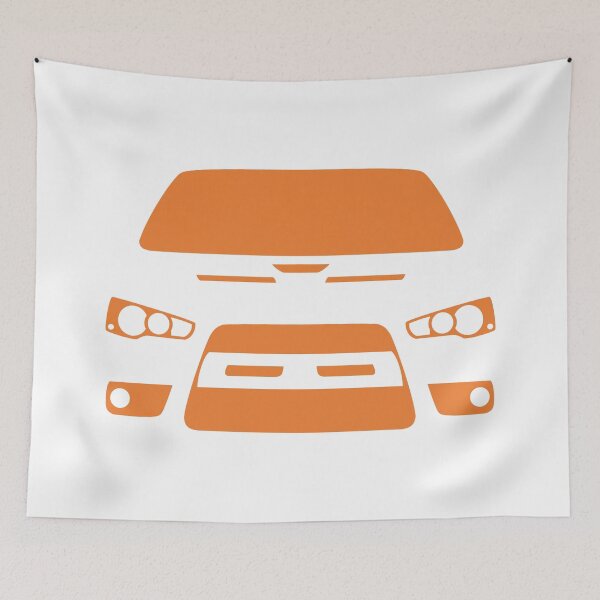 Artikelvorschau, Mitsubishi Lancer Evolution x Orange entworfen und verkauft von M4thlevy.