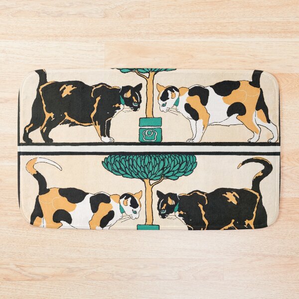 Item preview, Cats under a tree print by Edward Penfield designed and sold by Artysannie.