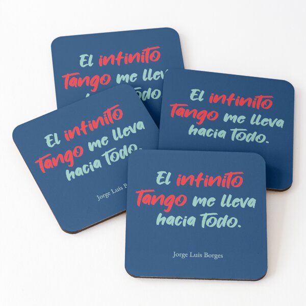 Item preview, El Infinito Tango - Borges Tango Quote designed and sold by infinitetango.