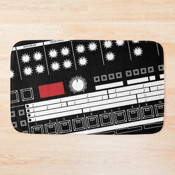 Item preview, 909 Drum Machine (White Lines) designed and sold by AtomicMalibu.