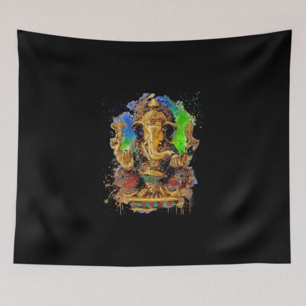 Item preview, Lord Ganesha Vinayaka Pillaiyar Binayak Hindu Diety designed and sold by signsandsymbols.