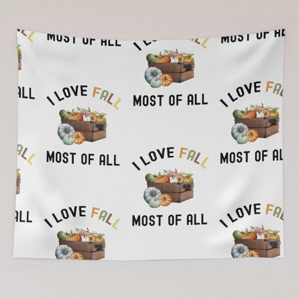 Item preview, I Love Fall Most Of All, Fall Is My Favourite Season designed and sold by SportyDogShop.