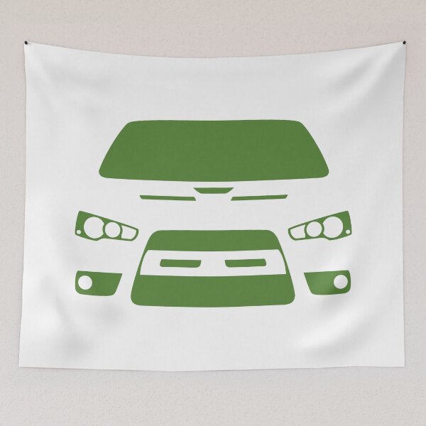 Item preview, Mitsubishi lancer evolution x green designed and sold by M4thlevy.