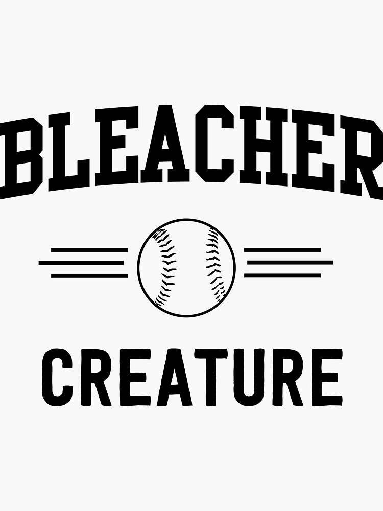 "Baseball Bleacher Creature" Sticker for Sale by sportsfan Redbubble