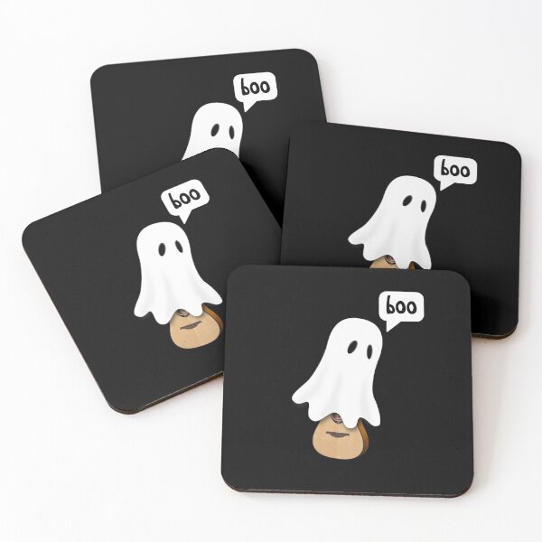 Item preview, Cute Spooky Boo Ghost On Guitar For Music Lover On This Halloween designed and sold by Funwithmusic.