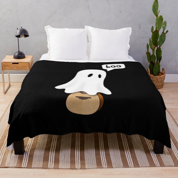 Item preview, Cute Spooky Boo Ghost On Guitar For Music Lover On This Halloween designed and sold by Funwithmusic.