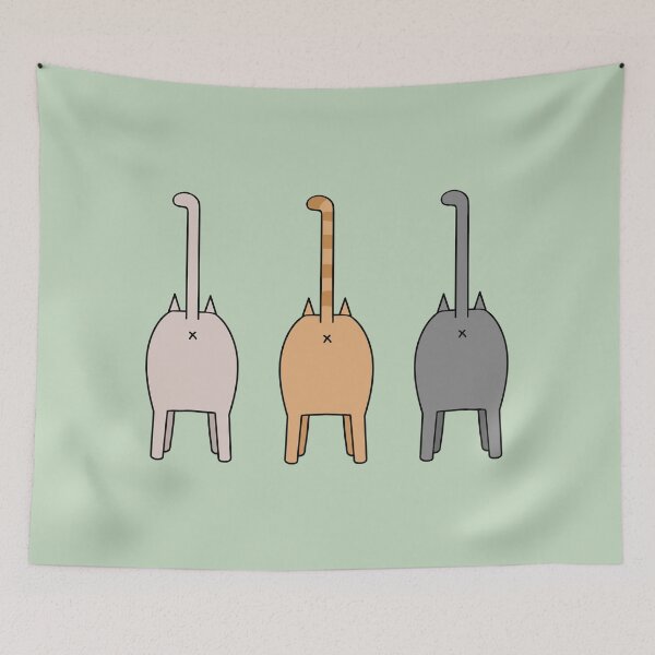 Item preview, Three cat butts designed and sold by Milanicole.