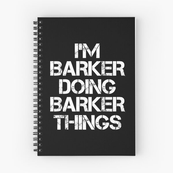 Item preview, Barker Name T Shirt - I'm Barker Doing Barker Things Name Gift Item Tee designed and sold by zubakbrita.