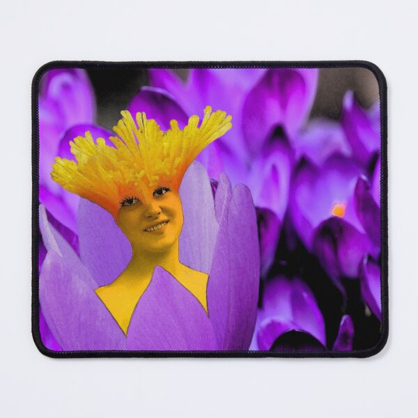 Item preview, Crocus Lady Flower of Cheerfulness designed and sold by Loveday Funck.